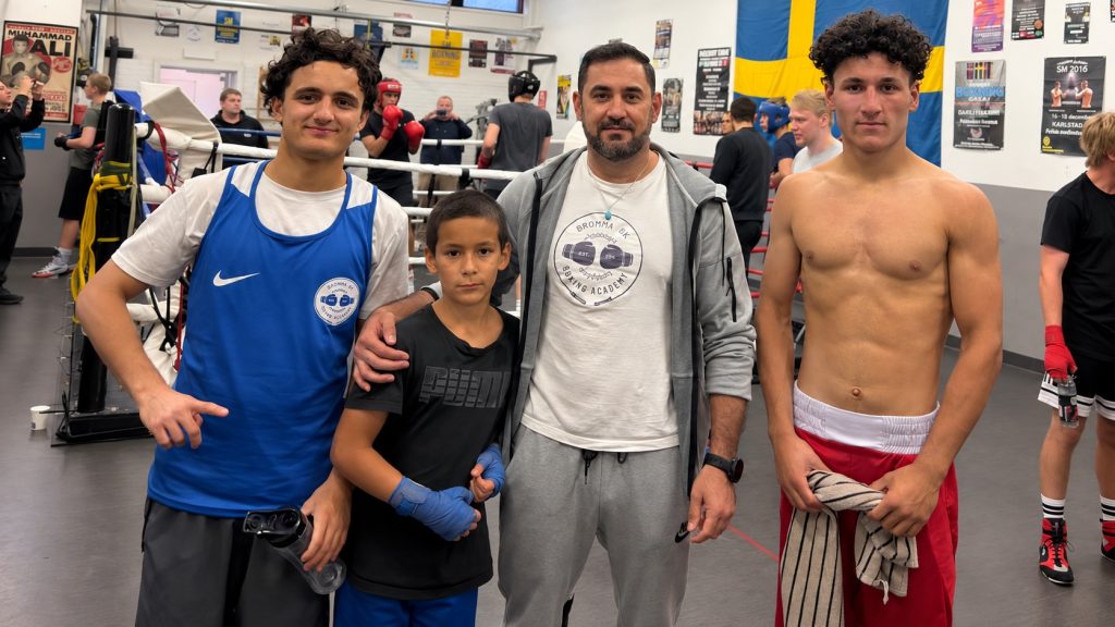 Träning hos Team Hallstahammars Boxningsklubb